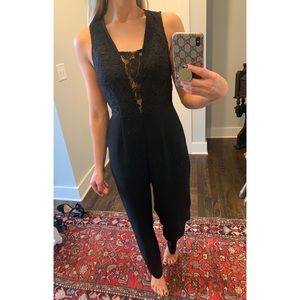 BCBG Lace Jumpsuit